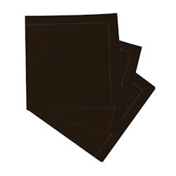 FHC evolupack FHC - 100Pcs - Serviette de table coton noir  400x395mm - noir textile FHC210SVCC40BK_0