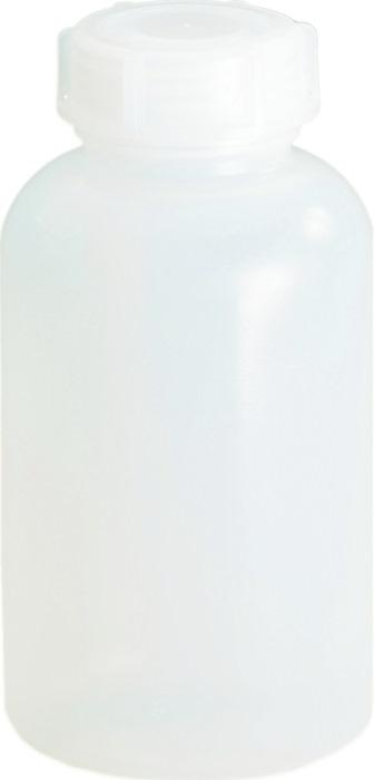 Flacon à col large 250 ml - Polyéthylène (LDPE) - Couleurs naturelles - Hauteur 120 mm - Ø total 64 mm - Ø ouverture 30,8 mm - HàoeNERSDORFF_0