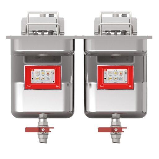 Friteuse électrique encastrable - Filtration d'huile - Écran à double cuve - 29 L - TD-622-H32-G0 - 592x630x809 mm_0