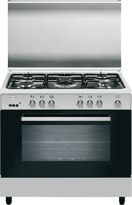 GLEM - CUISINIÈRE GAZ CENTRE DE CUISSON 90CM ALPHA GA96MIXN (GA 96 MIXN) INOX_0