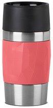 GOBELET ISOTHERME TRAVEL MUG COMPACT, 0,3 LITRE, ROUGE