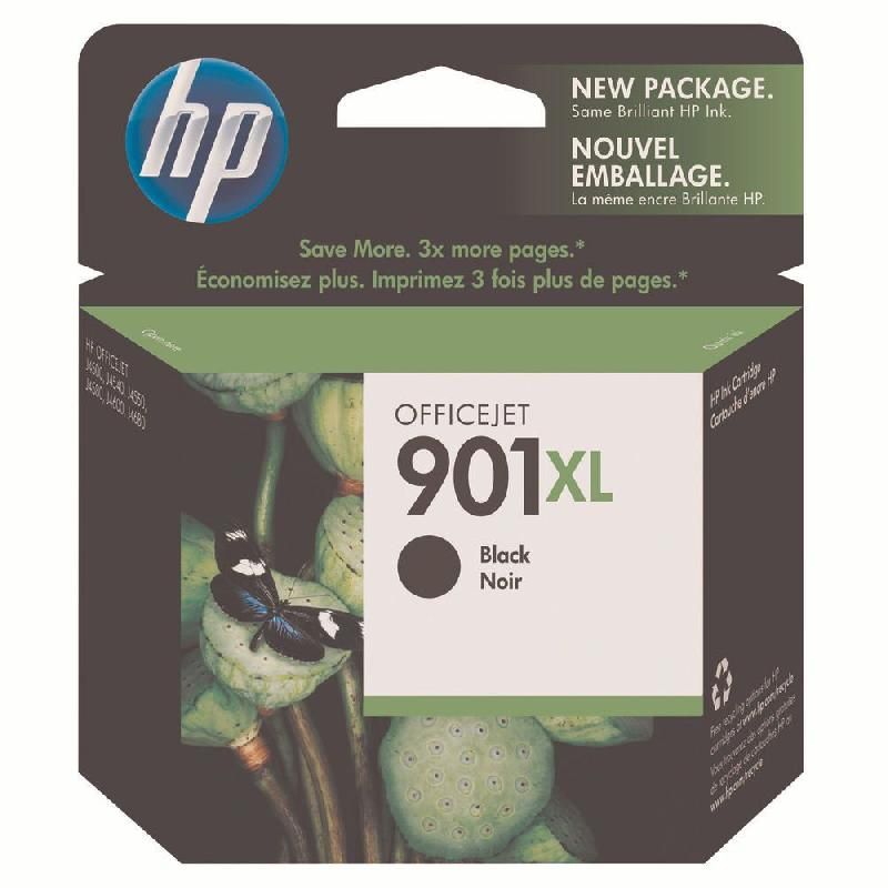 HEWLETT PACKARD CARTOUCHE D'ENCRE 901XL (CC654AE) - GRANDE CAPACITÉ - COULEUR: NOIR