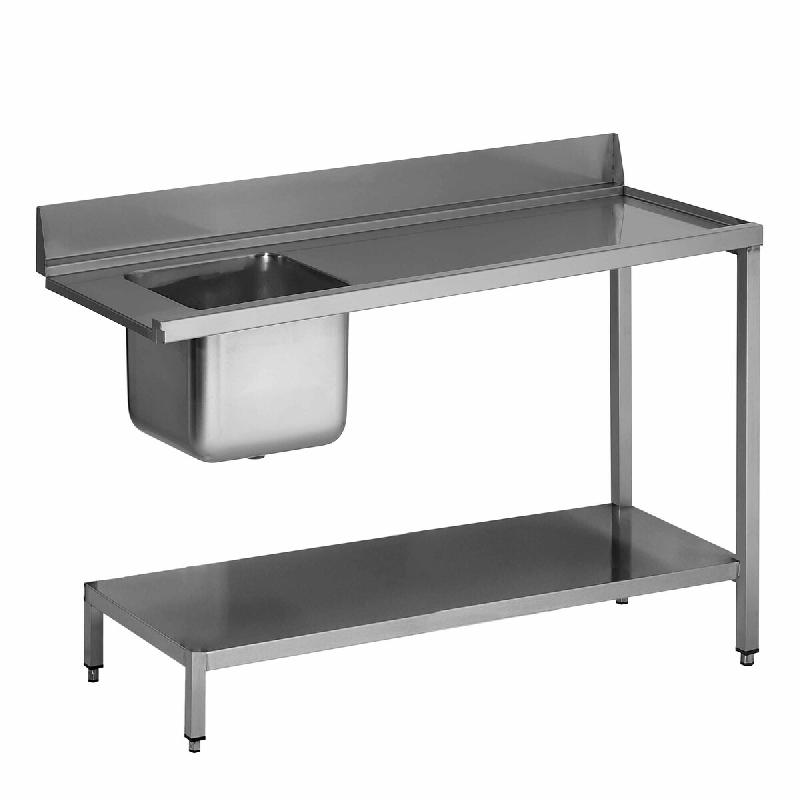 ITALCONCEPT L2G Table D'Entree Lv Adossee + Plage + Etagere, 830 x 2000 x 780mm - 3616350154439_0