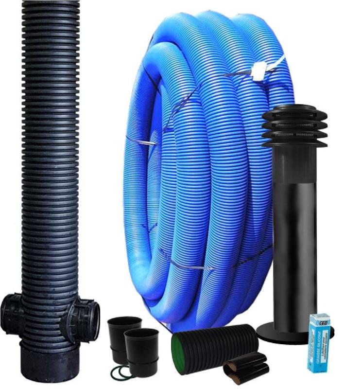 KIT PUITS CANADIEN 50M +BORNE ÉLEGANCE, REGARD CONDENSATS, PASSE DALLE