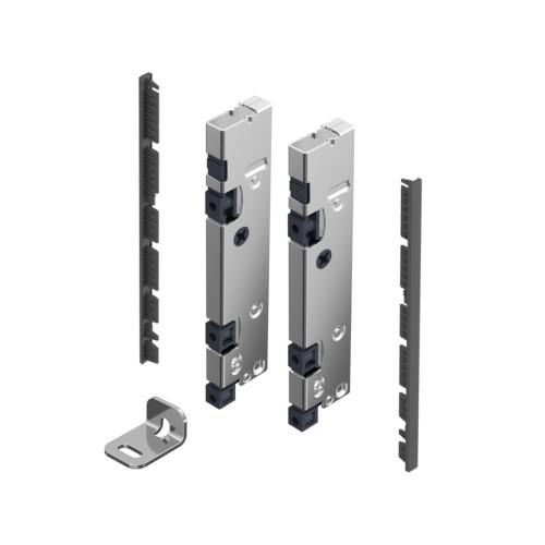 KIT RACCORD FAÇADE ALUMINIUM TIROIR À L'ANGLAISE - AVANTECH YOU INLAY - ANTHRACITE HETTICH