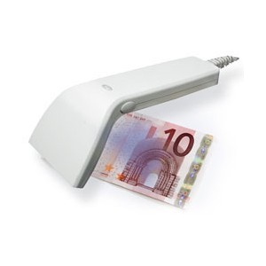 Lecteur codes barres Glancetron 1D 2010 - Détecteur UV de faux billets avec avertisseur sonore_0