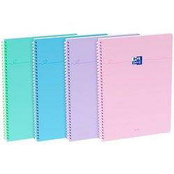 LOT DE 5 - CAHIER RELIURE SOUPLE SMART, A4, SEYÈS, NOIR