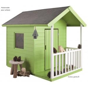 Maisonnette en bois pour enfant - Kangourou 332 - personnalisable et étanche, montage rapide_0