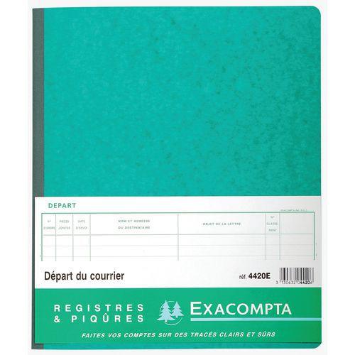 PIQÛRE 32X27CM DÉPART DU COURRIER 26 LIGNES 80 PAGES - EXACOMPTA