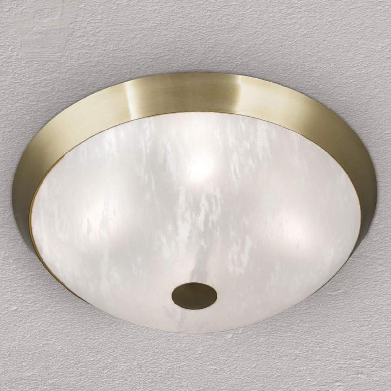 ORION PLAFONNIER CLASSIQUE JAYA, ABAT-JOUR VERRE, 42 CM