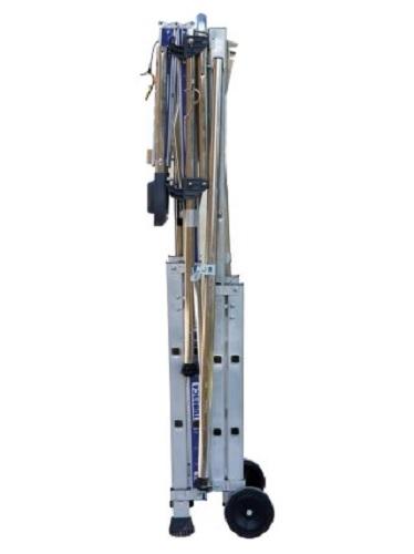 Plateforme Sherpamatic fixe 5 marches - TUBESCA-COMABI - 02272155 - Sécurisée avec stabilisateurs et garde-corps_0