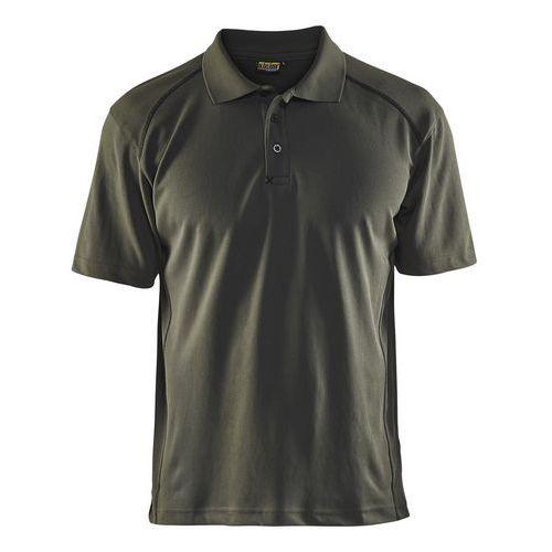 POLO PIQUÉ ANTI-UV ANTI-ODEUR VERT ARMÉE TAILLE M - BLAKLADER