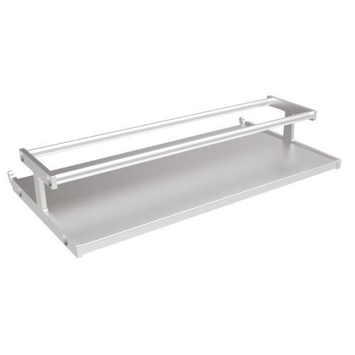 PORTE-ÉPICES - INOX SATINÉ - POUR BARRE DE CRÉDENCES LUMINEUSE AURA COSMA