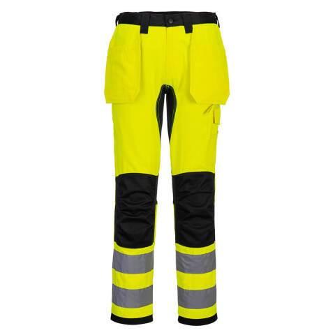 PORTWEST CD889 PANTALON HOLSTER HV ECO WX2 JAUNE/NOIR - TAILLE 48 - STANDARD