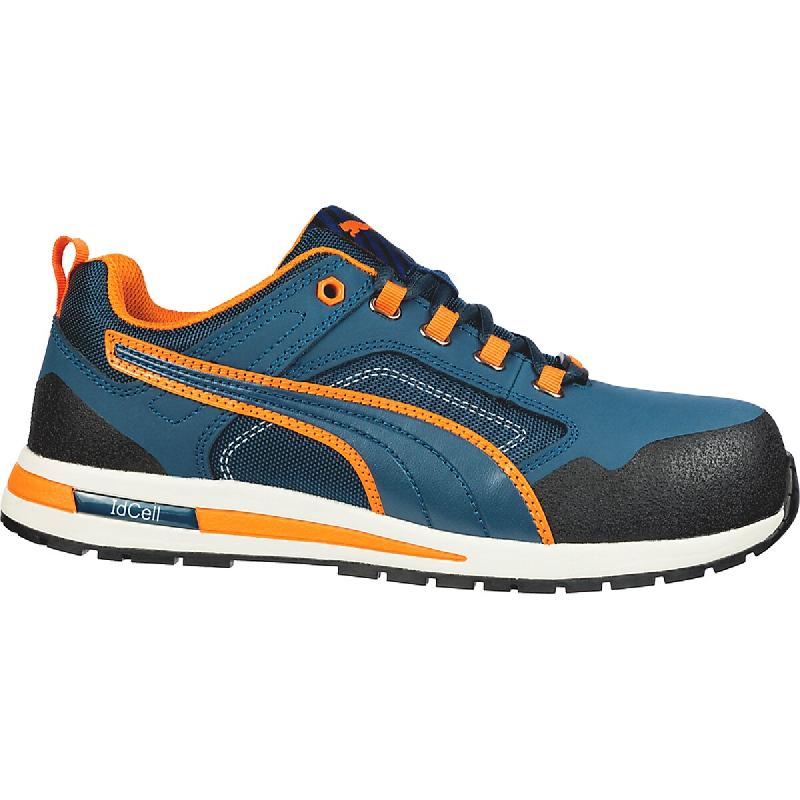 PUMA SAFETY Chaussures de sécurité basses Crosstwist LOW S3 HRO SRC -  bleu/orange 39 - 39 multicolore multi-matériau 4051428062725_0