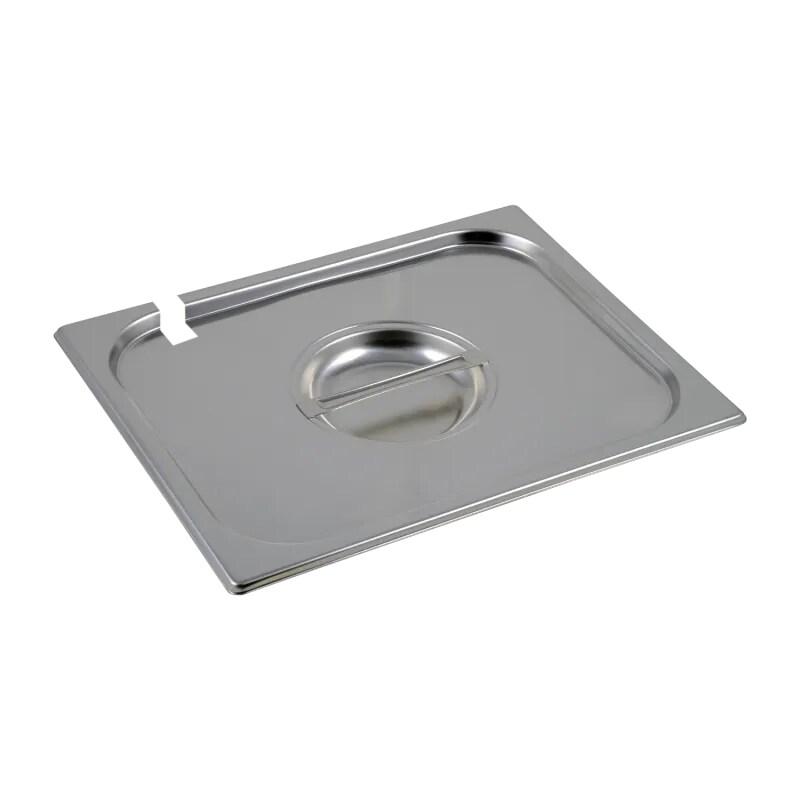 RM GASTRO Couvercle GN 1/2 ouverture pour louche inox REDFOX - VGN 1/2 N - REDFOX - 0615402841207_0
