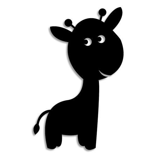 STICKER ARDOISE SODERTEX ''GIRAFO'' 135 MICRONS - 51 X 80 CM - 1 PC - 1 COLORIS ASSORTI