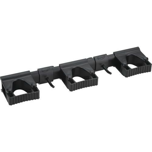 SUPPORT MURAL HYGIÉNIQUE HI-FLEX - 42CM - NOIR - VIKAN