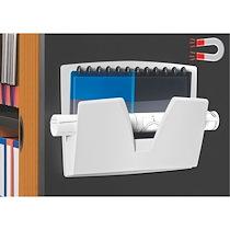 TRIEUR MURAL MAGNÉTIQUE PLASTIQUE CEP 1 COMPARTIMENT - GRIS CLAIR