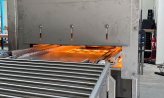 Tunnel de dorage et de gratinage infrarouge - pour l'industrie agro-alimentaire_0