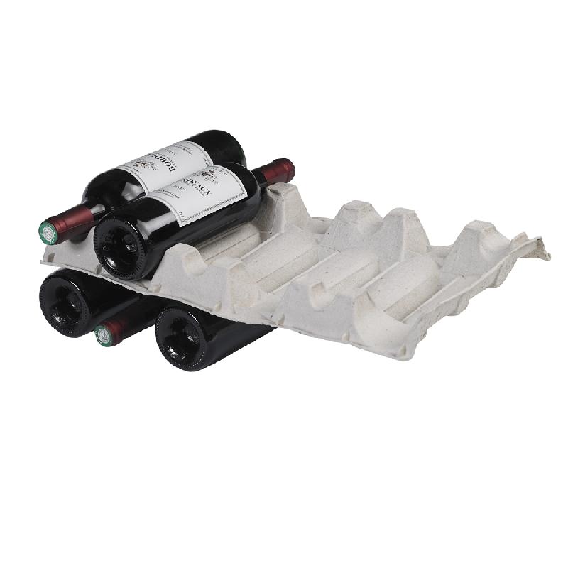 V528110-1x - Calage 12 bouteilles de vin Bordeaux - Intercalaire en cellulose moulée double-face_0
