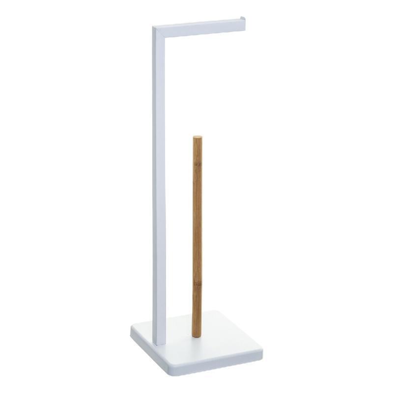 WellHome - Porte-rouleaux de réserve 'Natureo' blanc Ø20x64,5cm - blanc WH13992_0