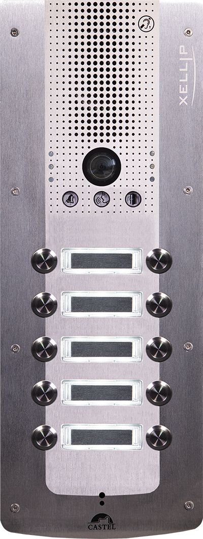 Portier audio vidéo Full IP/SIP - 10 boutons d'appel - Conforme loi Handicap - XE VIDEO 10B_0