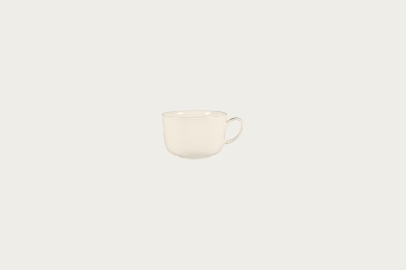 TASSE À CAFÉ / THÉ ROND IVOIRE PORCELAINE 21,3 CL Ø 8,6 CM BRAVURA RAK