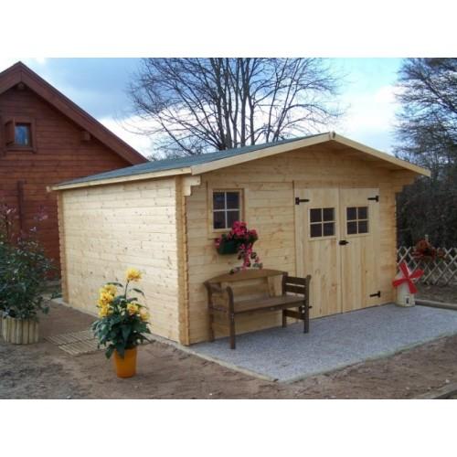 ABRI DE JARDIN 28 MM BALTA 14,47 M2 + MONTAGE HABRITA