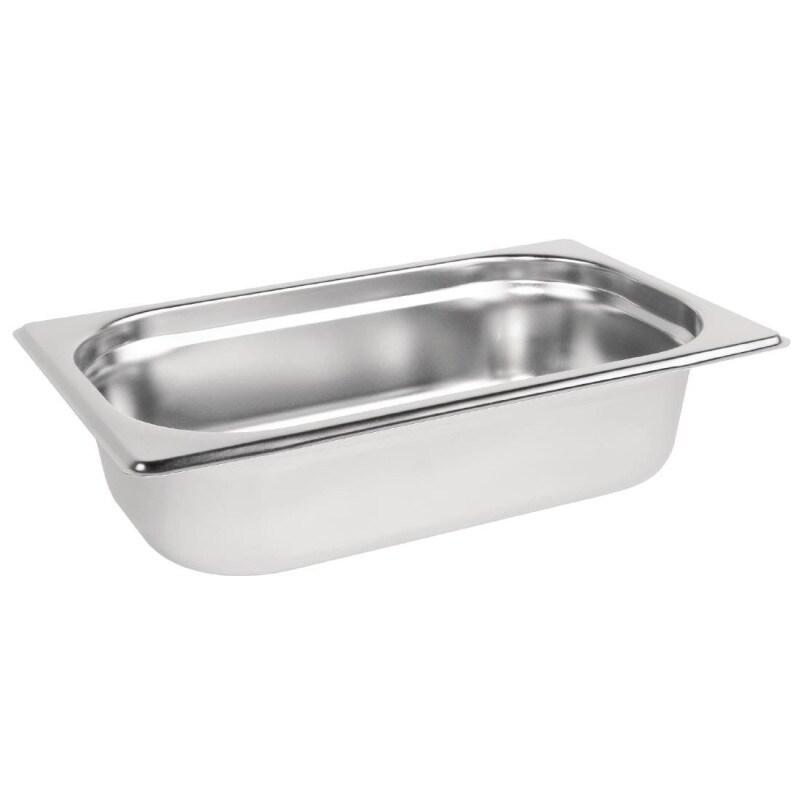 Bac Gastronorme inox GN 1/4 65mm - 265 x 65 x 162 mm - VOGUE - 0615402041829_0