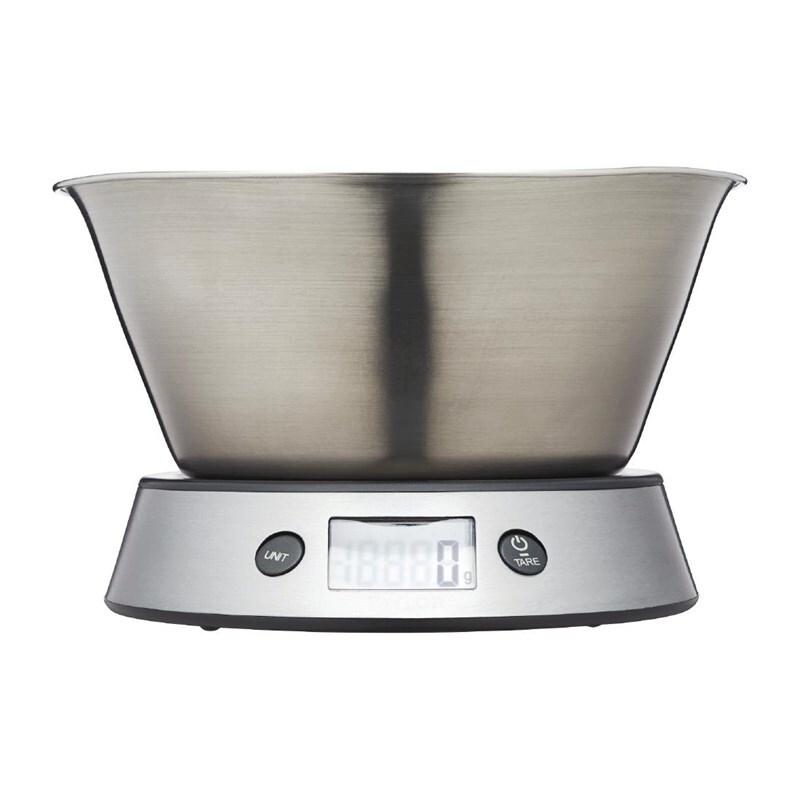 Balance de cuisine numérique double avec bol de pesée Pro 5kg - 210 x 210 x 130 mm - TAYLOR - 5057982054793_0