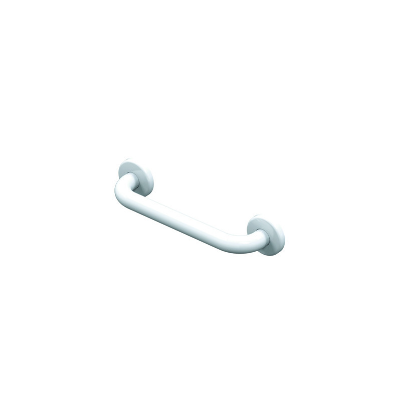 BARRE D’APPUI EN ACIER INOXYDABLE RECOUVERT D’EPOXY DROITE 450MM - AKW - 01241WH