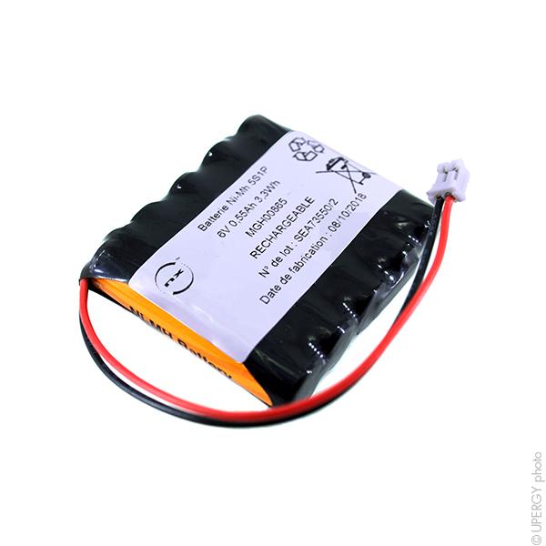 BATTERIE NIMH 5X AAA HT  5S1P ST1 6V 550MAH JST_0