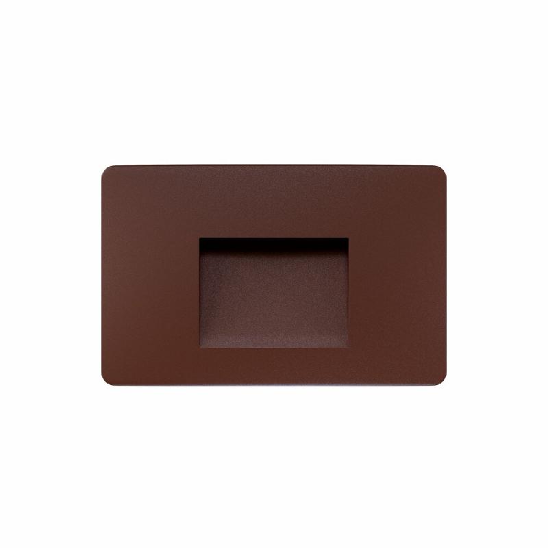 Beneito & Faure - Applique murale LED encastrable Mis Sq 3W - Applique murale carrée avec interrupteur 2700/3200/4000K Corten - marron 8436590205839_0