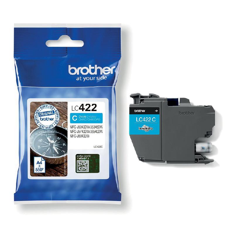 Brother LC422C Cartouche d'encre originale - Cyan_0