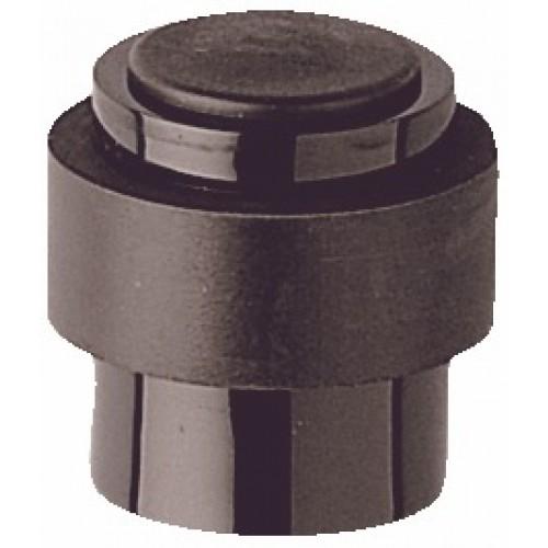 BUTÉE DE PORTE EN NYLON - ARCOLO 3737C NOIR VACHETTE