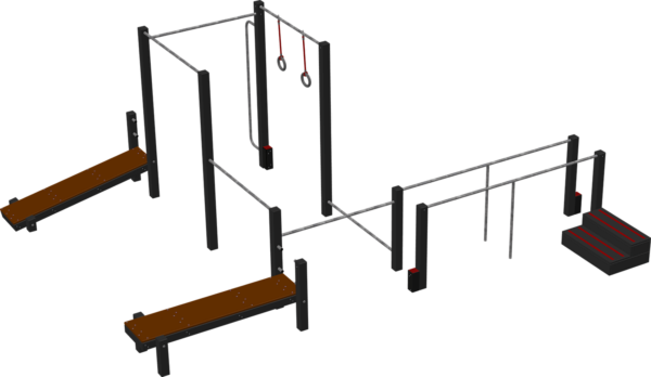 Cage full body 3 - Espace Renard - Fabricant français - Réf : C-9020PR - Matériaux durables_0