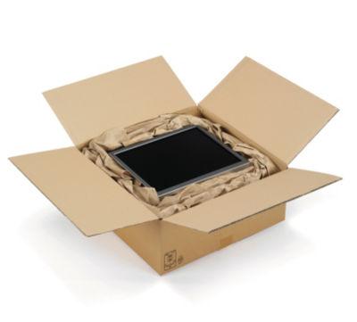 Caisse carton brune double cannelure RAJA 50x50x20 cm, lot de 10_0