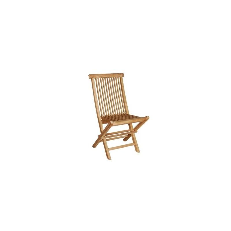 CHAISE DE JARDIN EN TECK
