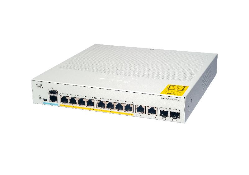 Cisco Catalyst C1000-8FP-2G-L commutateur réseau Géré L2 Gigabit Ethernet (10/100/1000) Connexion Ethernet, supportant l'alimentation via ce port (PoE) Gris_0