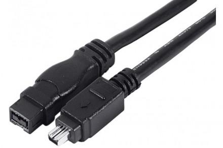 Cordon FireWire 800 Bilingual - 9 points mâle vers 4 points - 1,80 m - Garantie 1 an_0