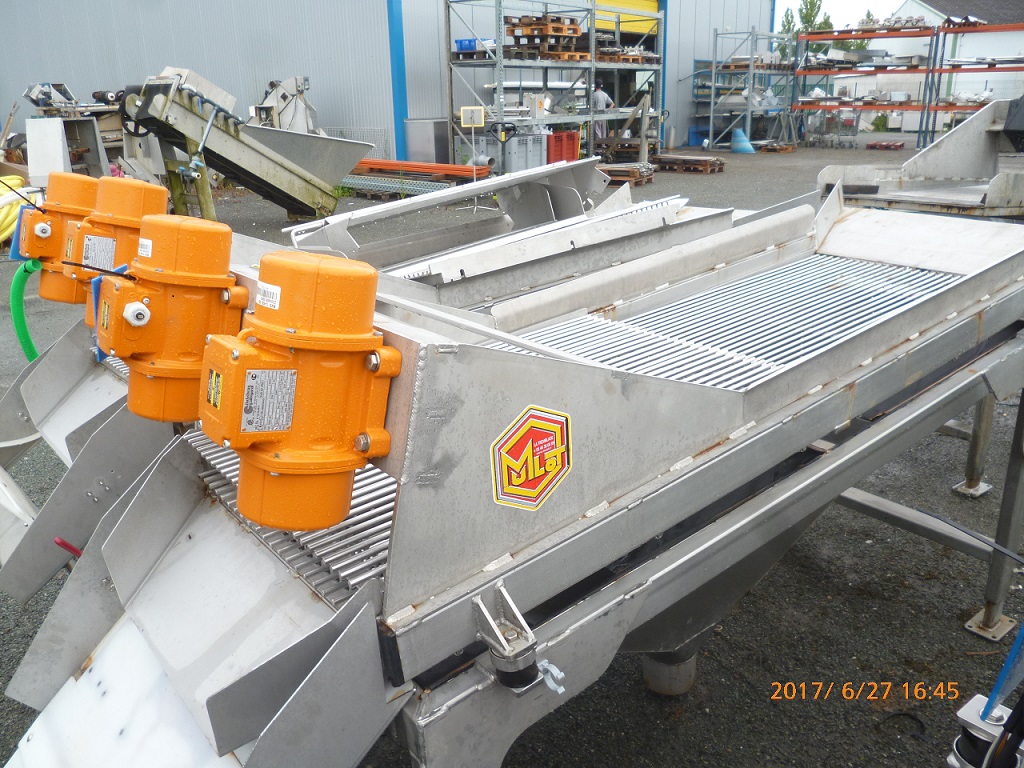 Crible à moules - 2 grilles - Hauteur de chargement 1m10 - Hauteur de sortie 0m80_0