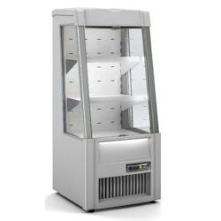 DOCRILUC Vitrine Murale Promotionnelle - Exterieur En Acier Plastifie Gris - Int Acier Epoxy Blanc - Capacite 200L - 640X640X1540 - 230V PRO-60 - PRO-_0