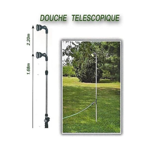 DOUCHE DE JARDIN ET PISCINE - TELESCOPIQUE 2.20M