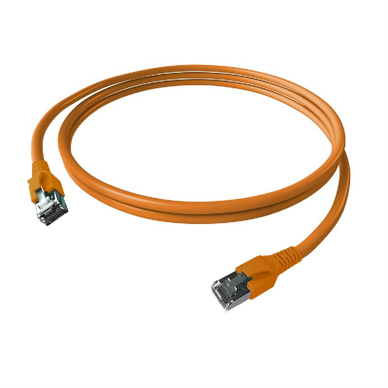EasyLan FlexBoot Cordon Cat.6A, S/FTP, orange, 10 m_0