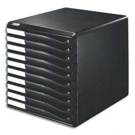 ESSELTE BLOC DE CLASSEMENT 10 TIROIRS A4 NOIRS STRUCTURE NOIRE 29X28,7X35,5CM LEITZ