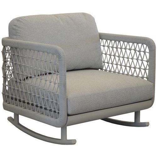 FAUTEUIL ROCKING CLUB - GRIS CLAIR - PROLOISIRS