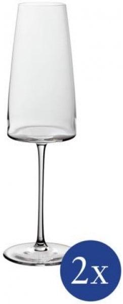 FLÛTE À CHAMPAGNE METROCHIC, 2 PIÈCES