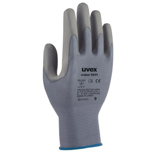 GANTS DE PROTECTION POUR MILIEUX SECS - UNIPUR 6631 - TAILLE 8 UVEX