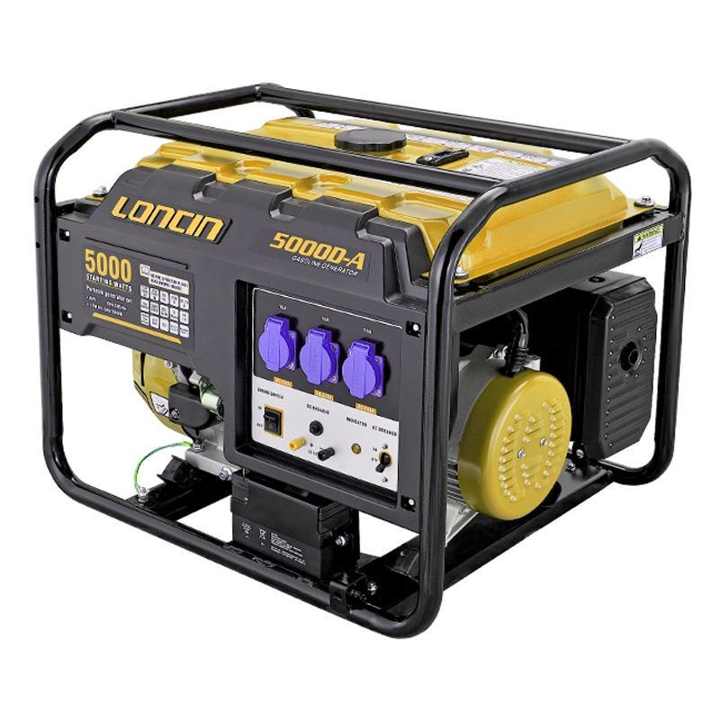 Groupe électrogène débruité monophasé 4,5 kVA LC 5000 A - Loncin essence - FRANCEPOWER - 00336_0